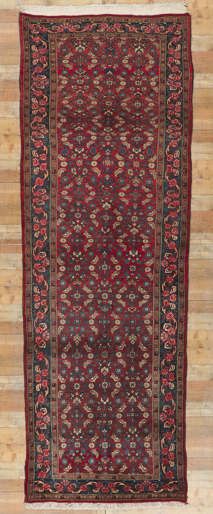 4 x 12 Antique Persian Bijar Runner 61175