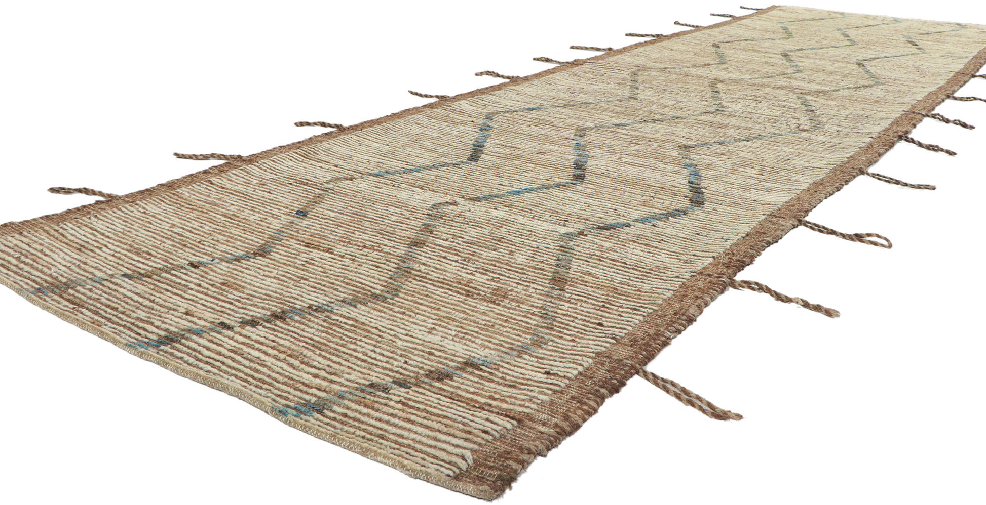 4 x 12 Earth-Tone Moroccan Runner 80776