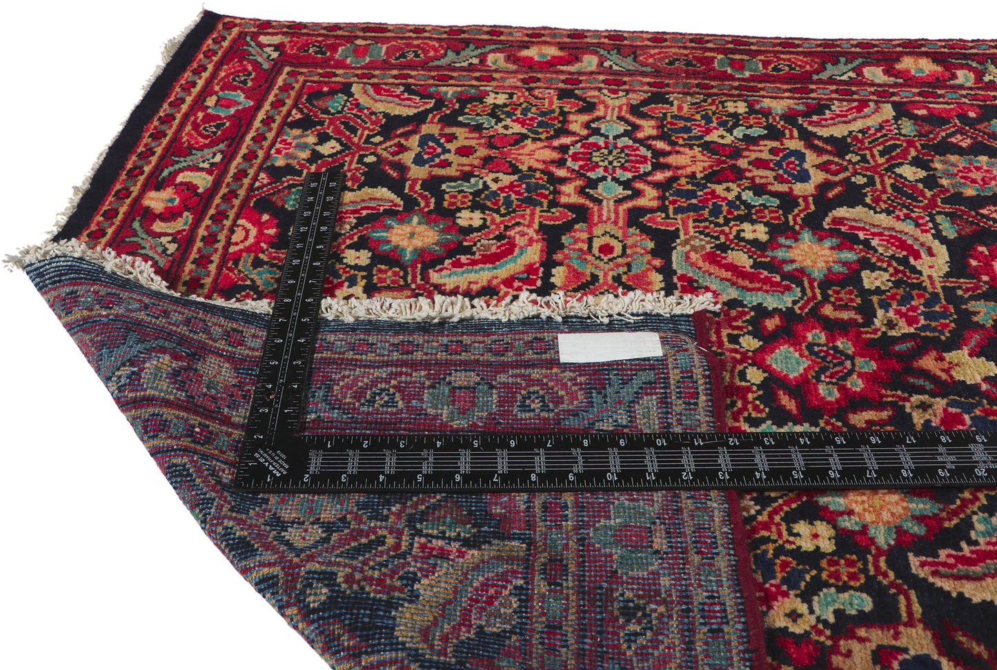 4 x 14 Antique Persian Mahal Runner 60964