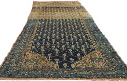 4 x 14 Vintage Persian Malayer Runner 61132