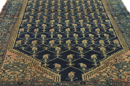 4 x 14 Vintage Persian Malayer Runner 61132