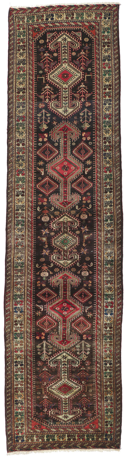 4 x 14 Vintage Persian Northwest Rug 61048