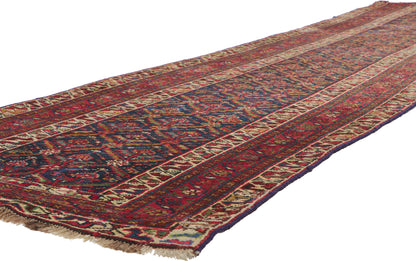 4 x 16 Antique Persian Kurdish Rug 78320