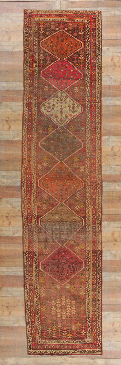 4 x 16 Antique Persian Malayer Rug 61067