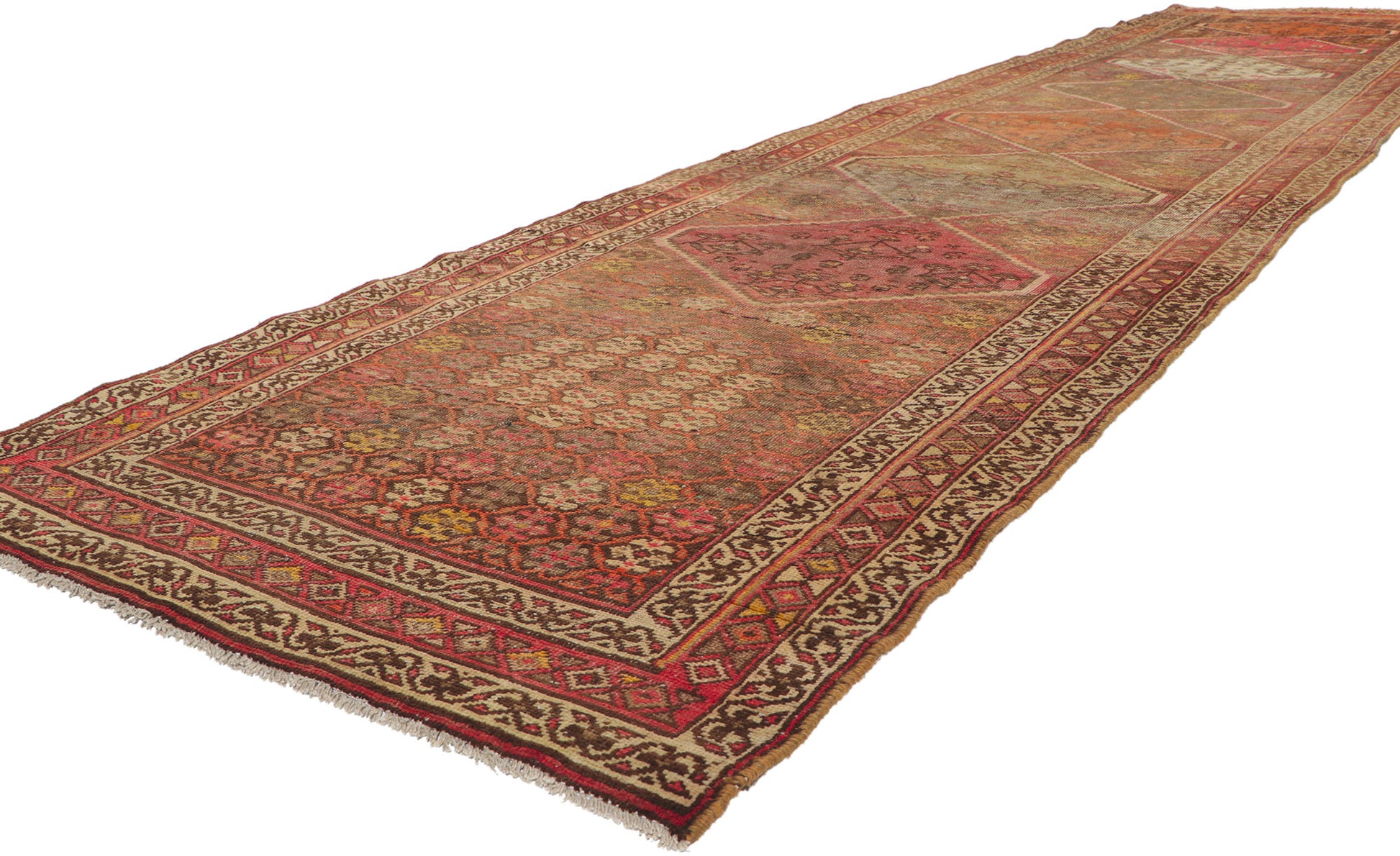 4 x 16 Antique Persian Malayer Rug 61067