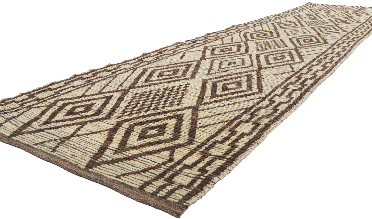 4 x 16 Earth-Tone Moroccan Runner 80778
