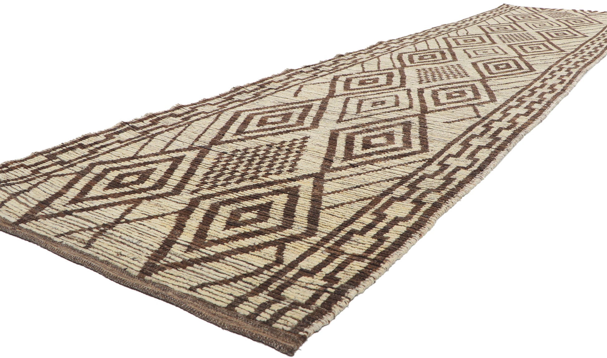 4 x 16 Earth-Tone Moroccan Runner 80778