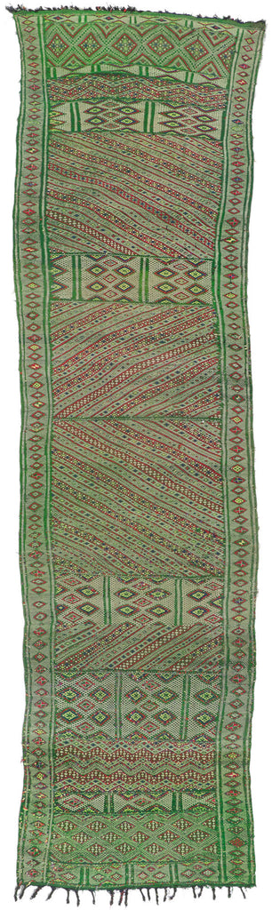 4 x 16 Vintage Zemmour Moroccan Kilim Runner 21701