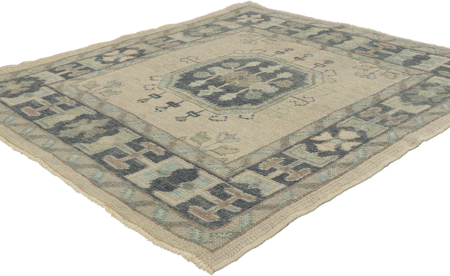 4 x 4 Turkish Oushak Rug 53812
