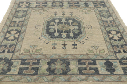 4 x 4 Turkish Oushak Rug 53812