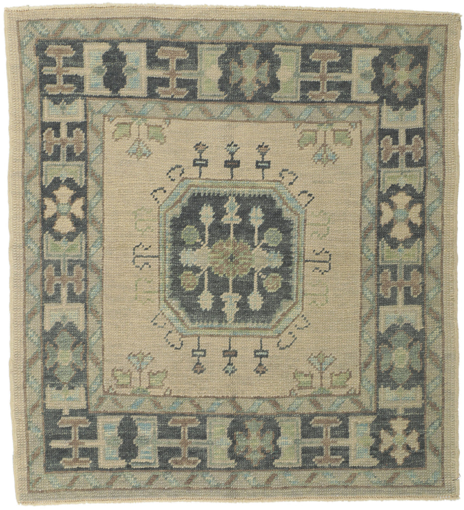 4 x 4 Turkish Oushak Rug 53812