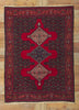 4 x 5 Vintage Persian Senneh Rug 78307