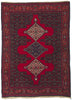 4 x 5 Vintage Persian Senneh Rug 78307