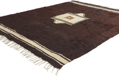 4 x 5 Turkish Angora Wool Kilim Rug 53830