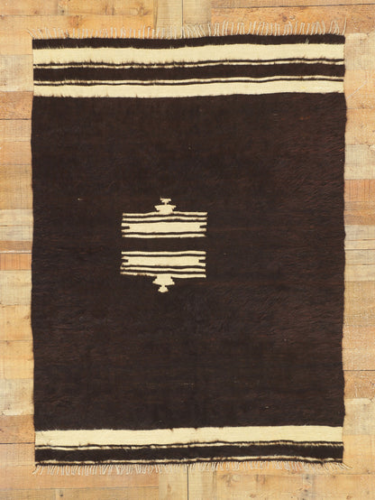 4 x 5 Turkish Angora Wool Kilim Rug 53838