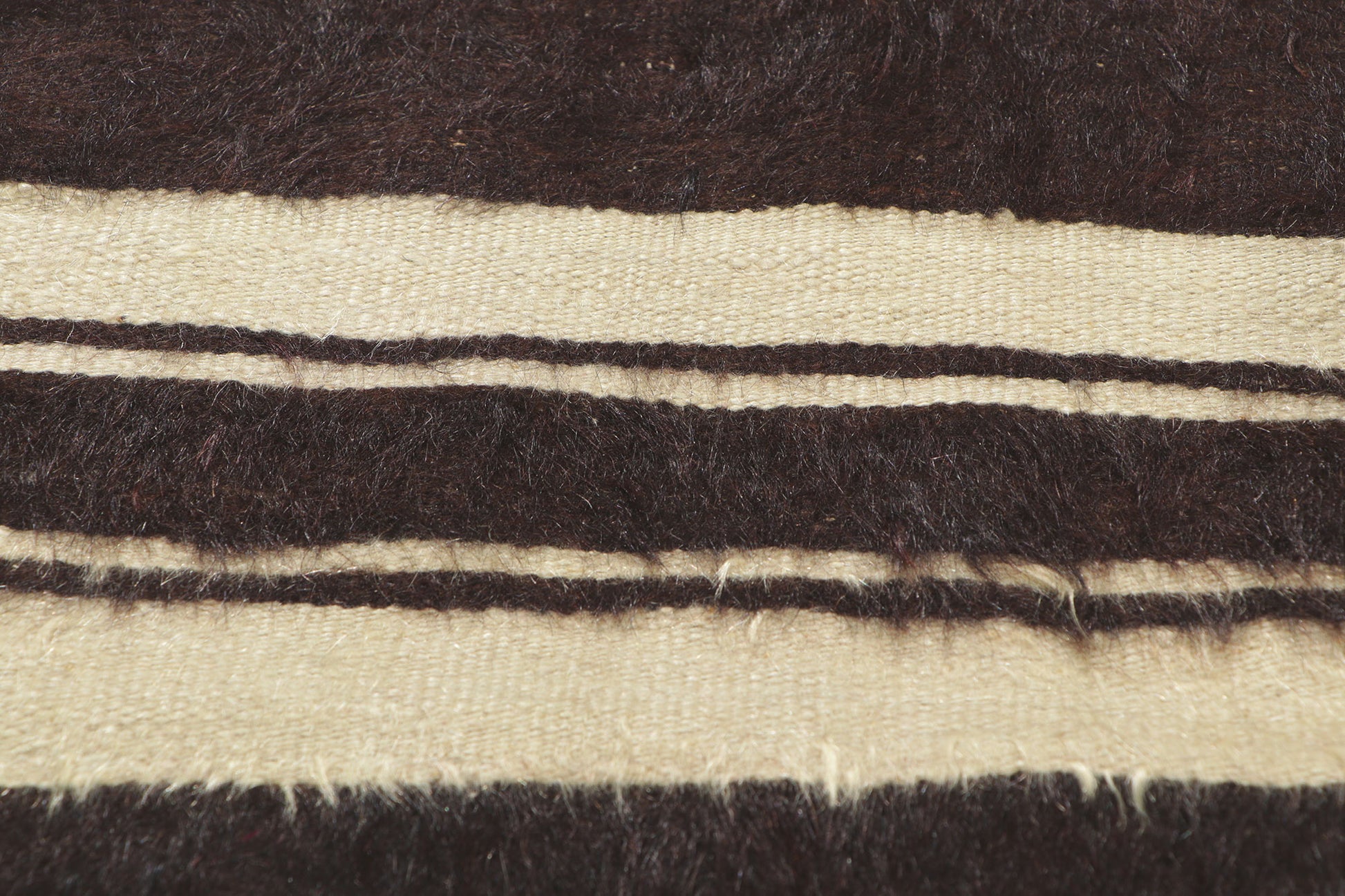 4 x 5 Turkish Angora Wool Kilim Rug 53838