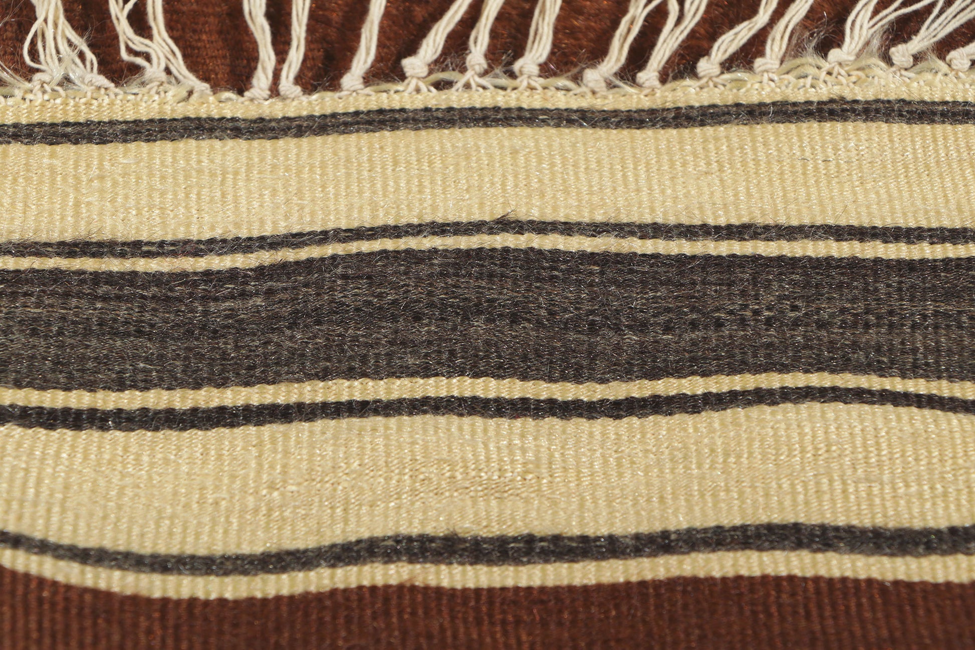 4 x 5 Turkish Angora Wool Kilim Rug 53853