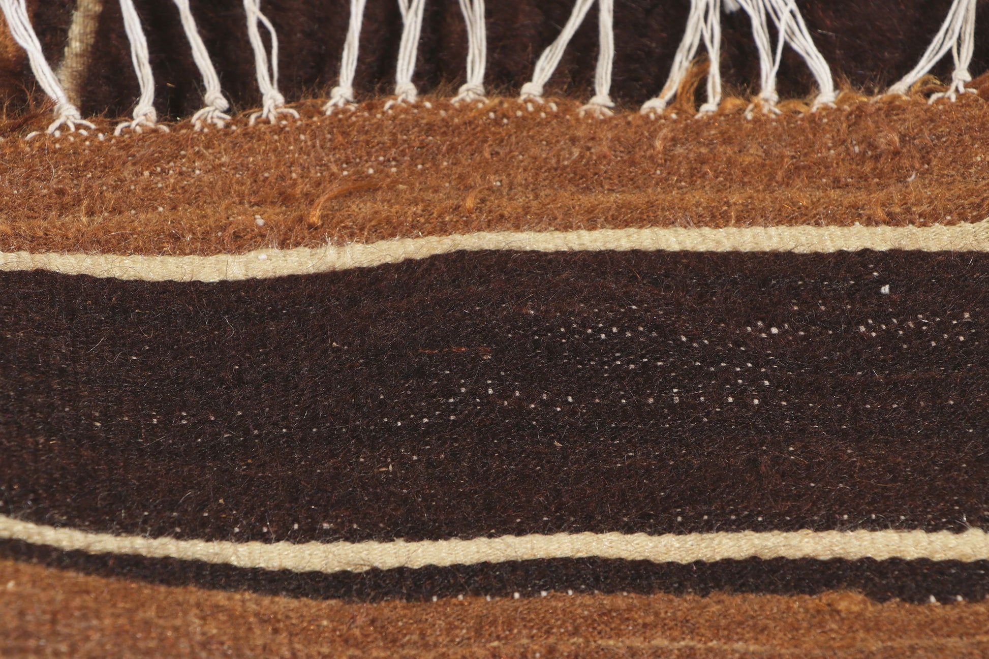 4 x 5 Turkish Angora Wool Kilim Rug 53854