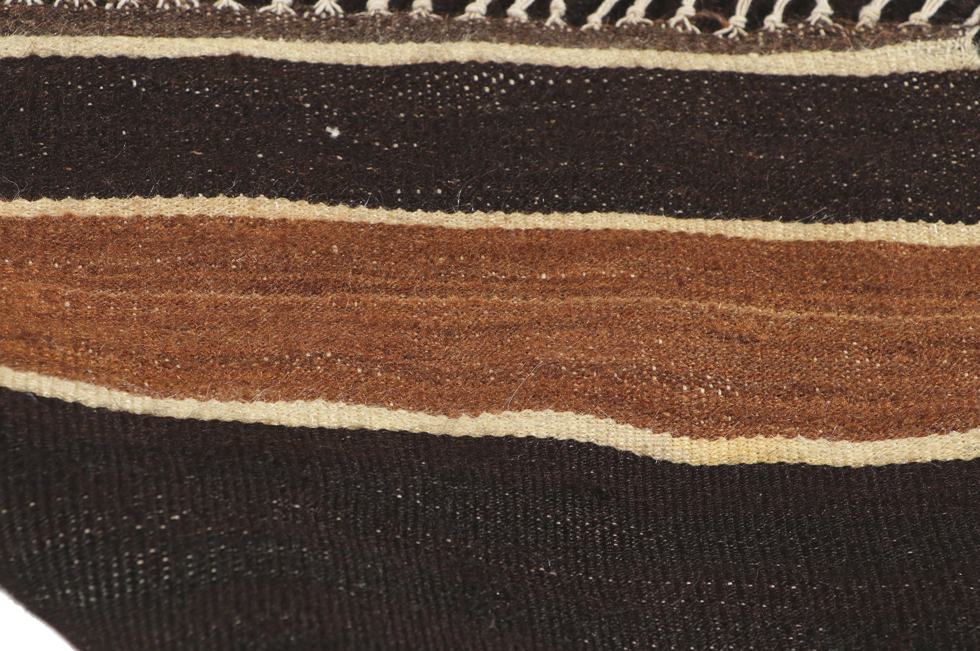 4 x 5 Turkish Angora Wool Kilim Rug 53855