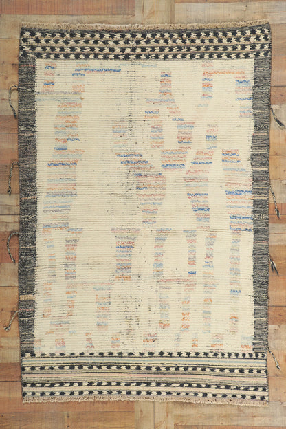 4 x 6 Organic Modern Moroccan Rug 80715