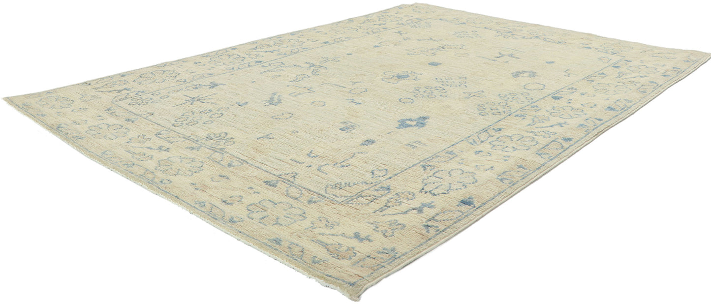 4 x 6 Colorful Pastel Oushak Rug 80882