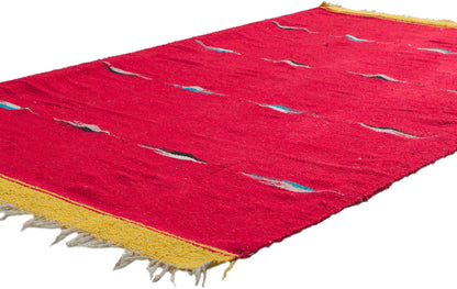 4 x 6 Vintage Mexican Blanket 78309