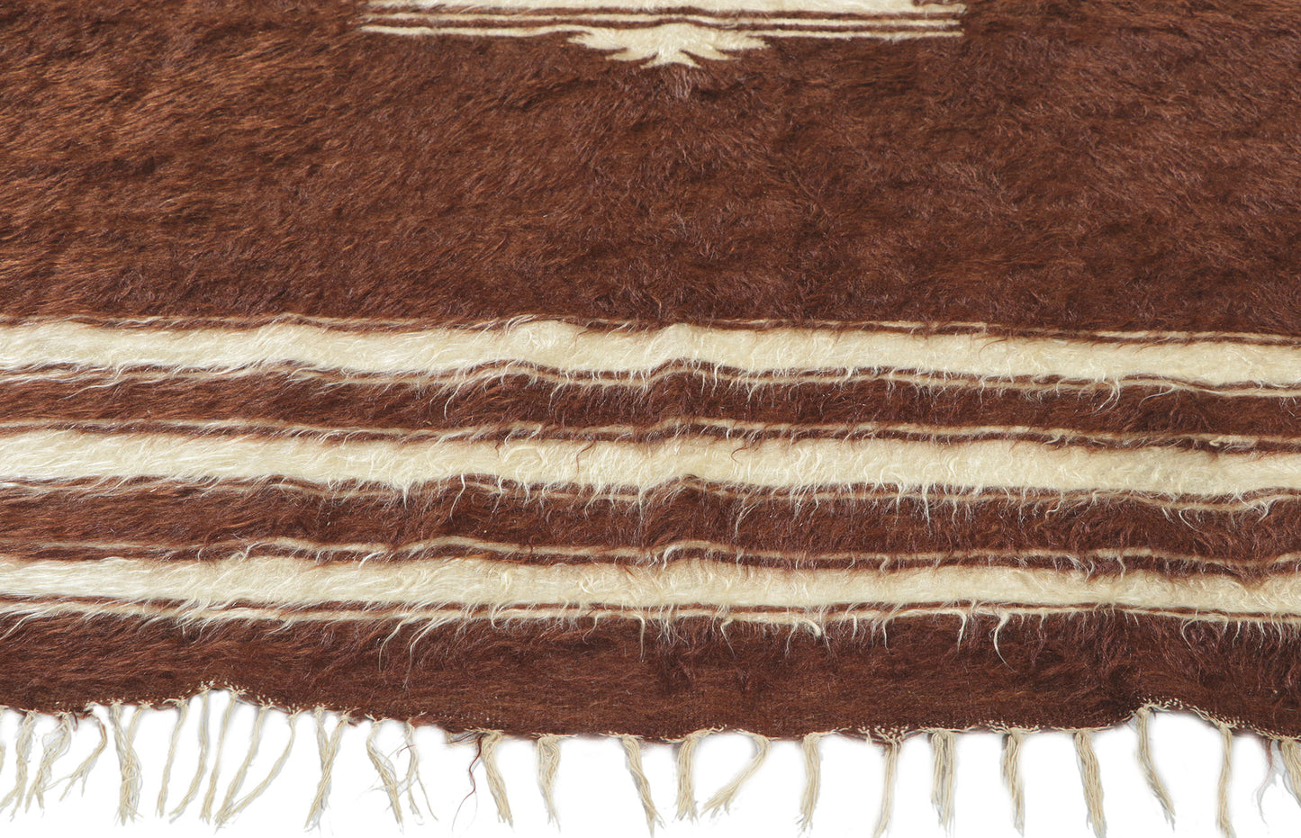 4 x 6 Turkish Angora Wool Kilim Rug 53832