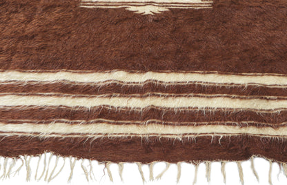 4 x 6 Turkish Angora Wool Kilim Rug 53832