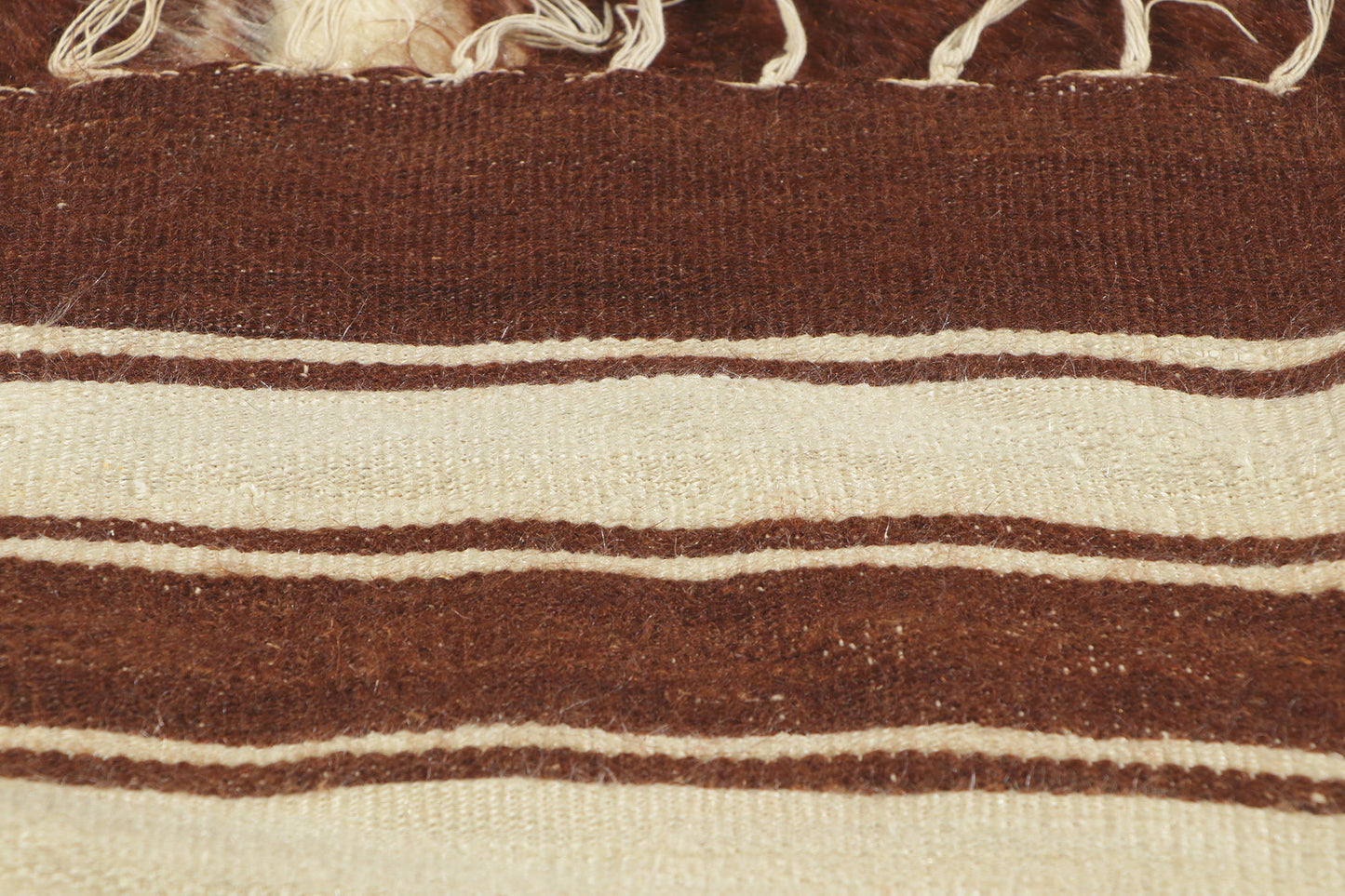 4 x 6 Turkish Angora Wool Kilim Rug 53832