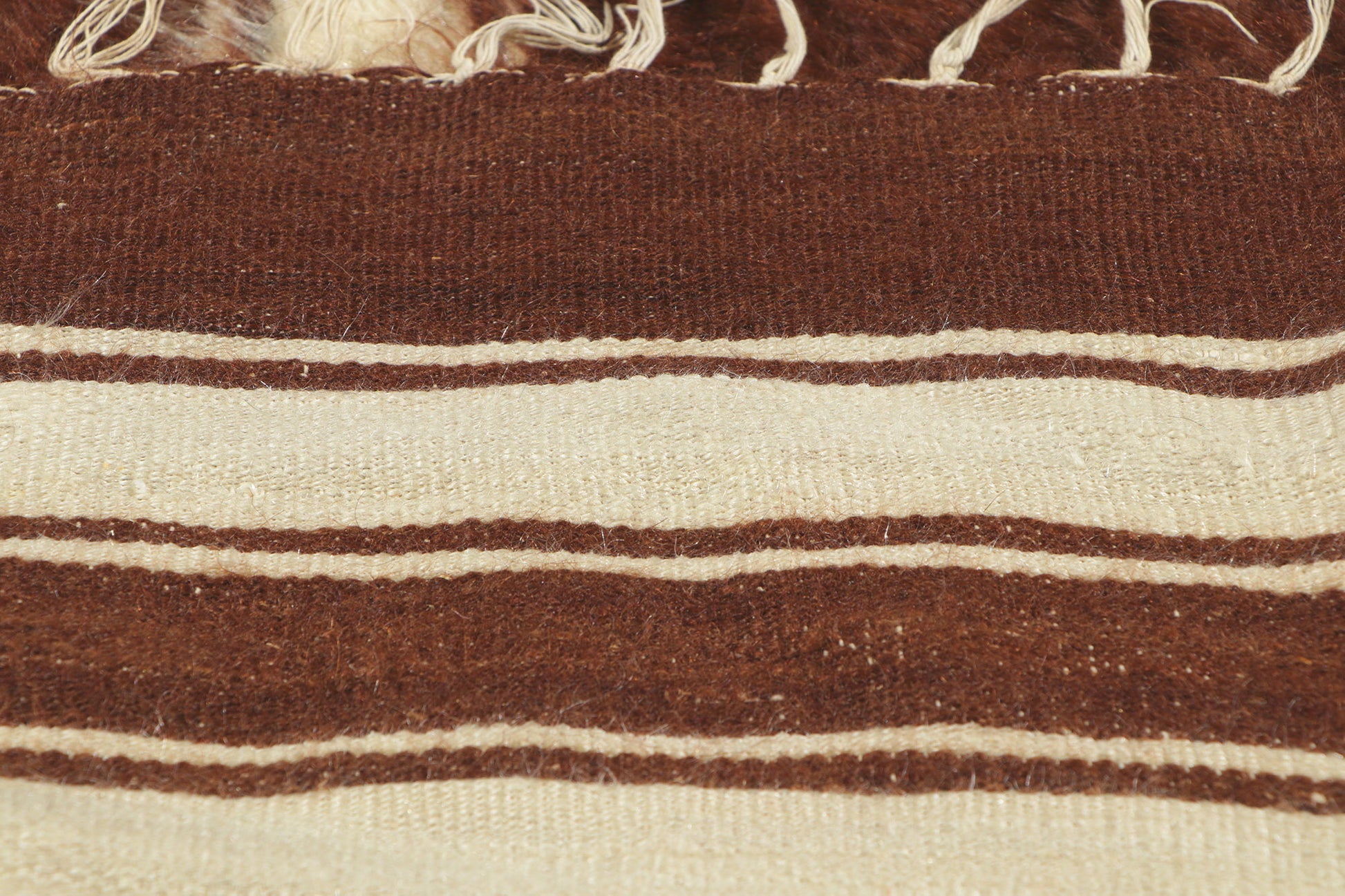 4 x 6 Turkish Angora Wool Kilim Rug 53832