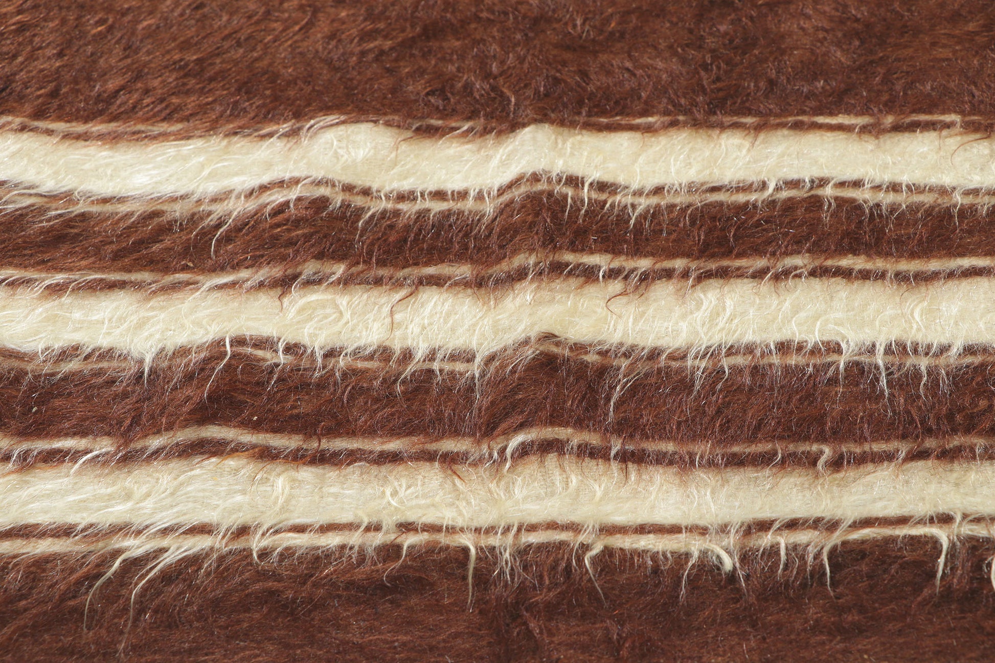 4 x 6 Turkish Angora Wool Kilim Rug 53832