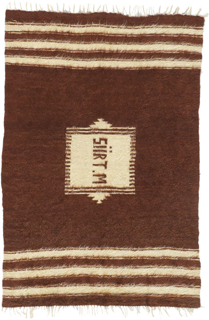 4 x 6 Turkish Angora Wool Kilim Rug 53832