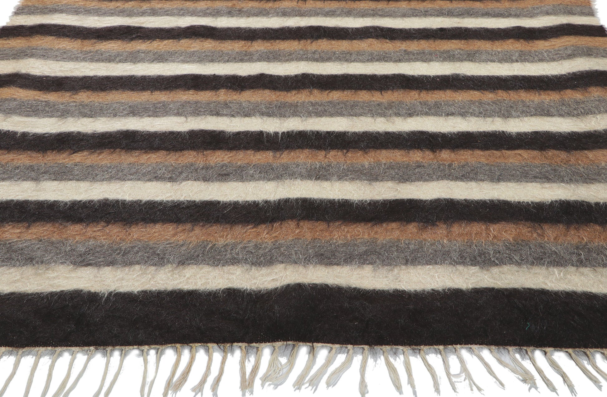 4 x 6 Turkish Angora Wool Kilim Rug 53835