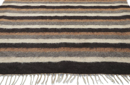 4 x 6 Turkish Angora Wool Kilim Rug 53835