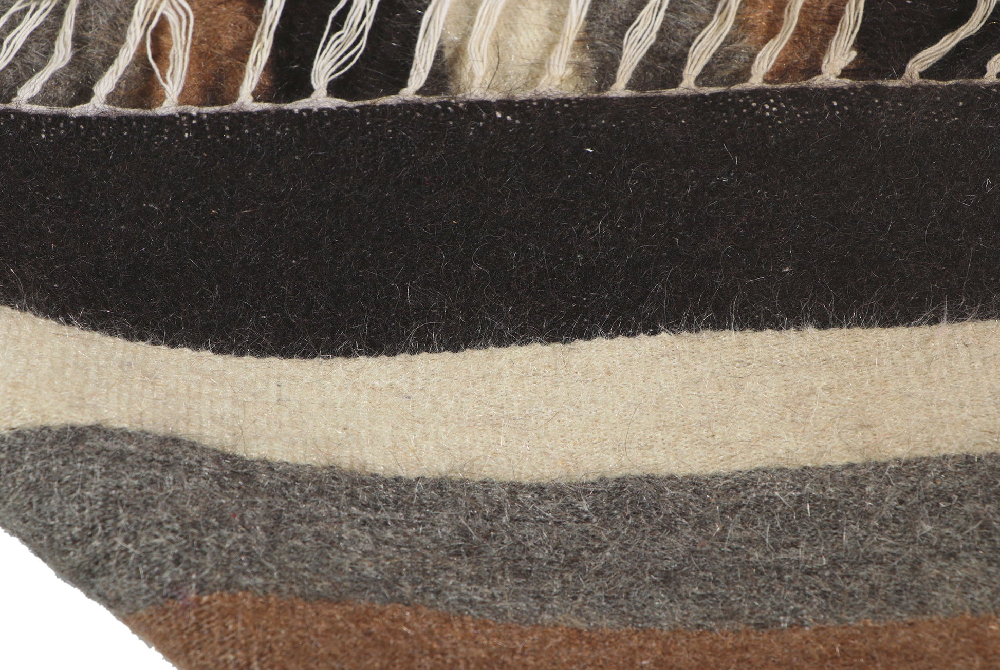4 x 6 Turkish Angora Wool Kilim Rug 53835