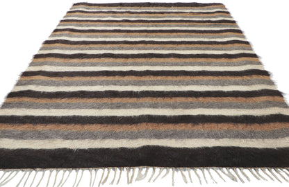 4 x 6 Turkish Angora Wool Kilim Rug 53835