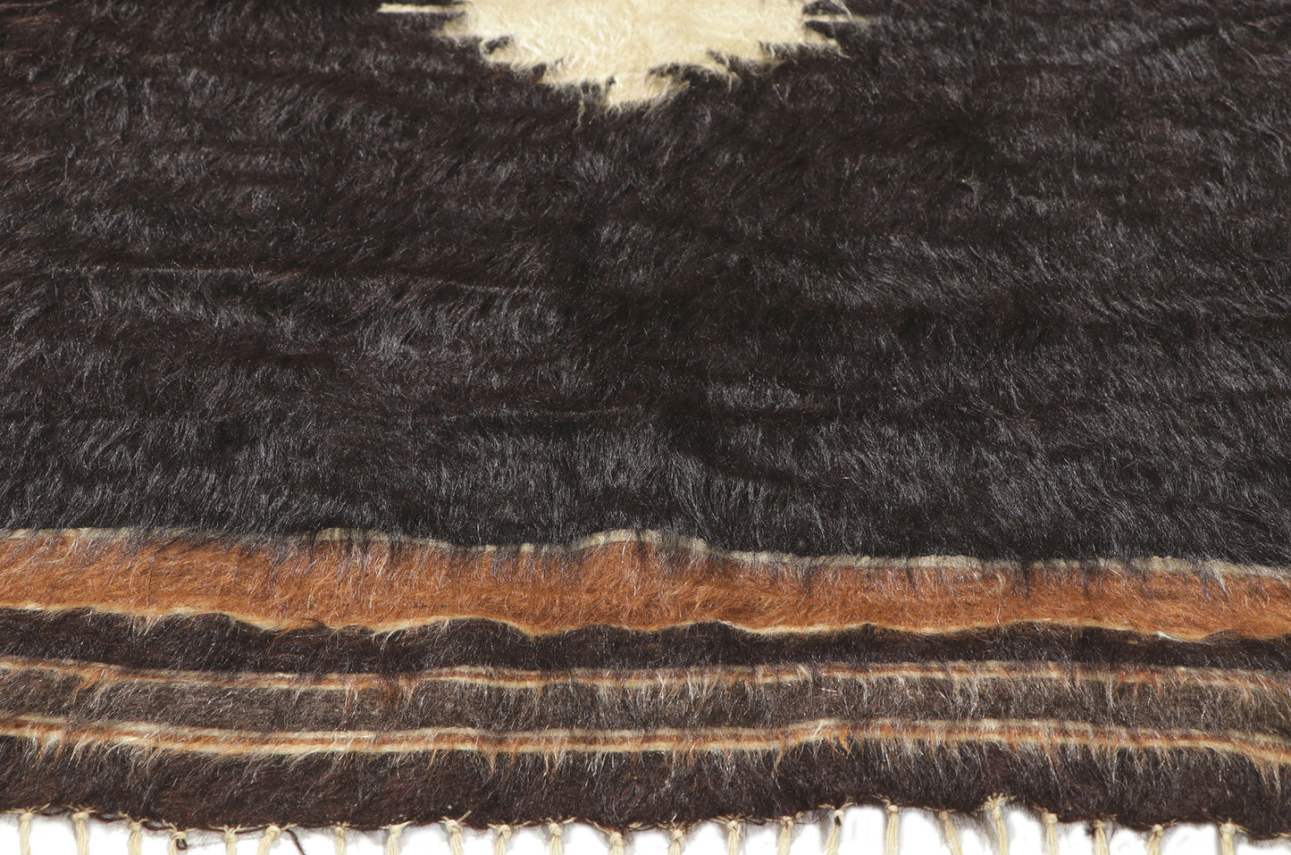 4 x 6 Turkish Angora Wool Kilim Rug 53836