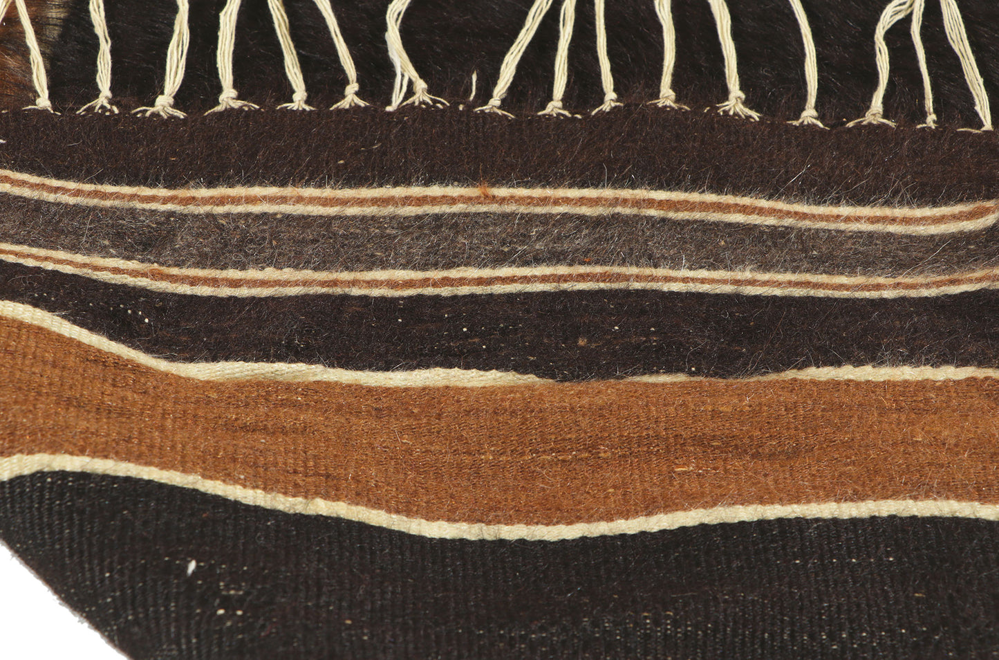 4 x 6 Turkish Angora Wool Kilim Rug 53836