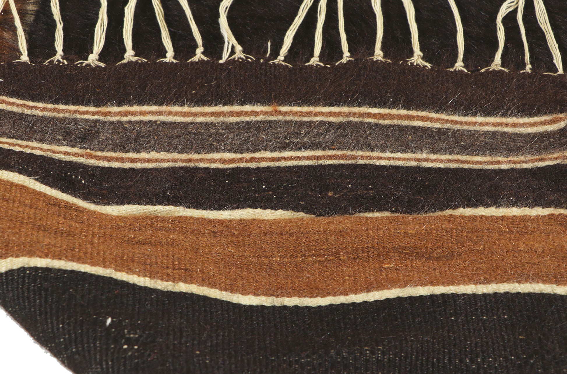 4 x 6 Turkish Angora Wool Kilim Rug 53836