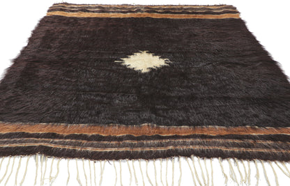 4 x 6 Turkish Angora Wool Kilim Rug 53836