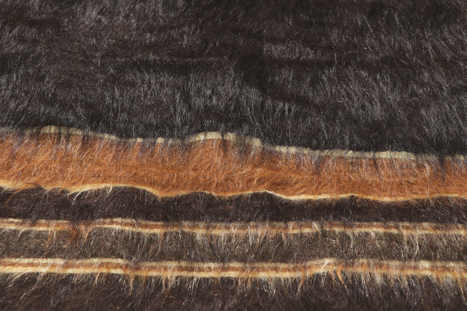 4 x 6 Turkish Angora Wool Kilim Rug 53836