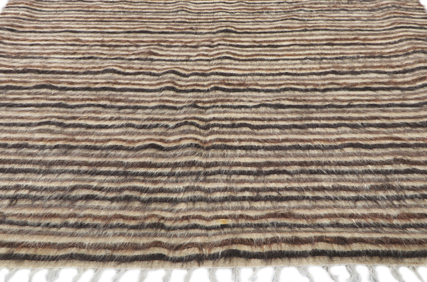 4 x 6 Turkish Angora Wool Kilim Rug 53841