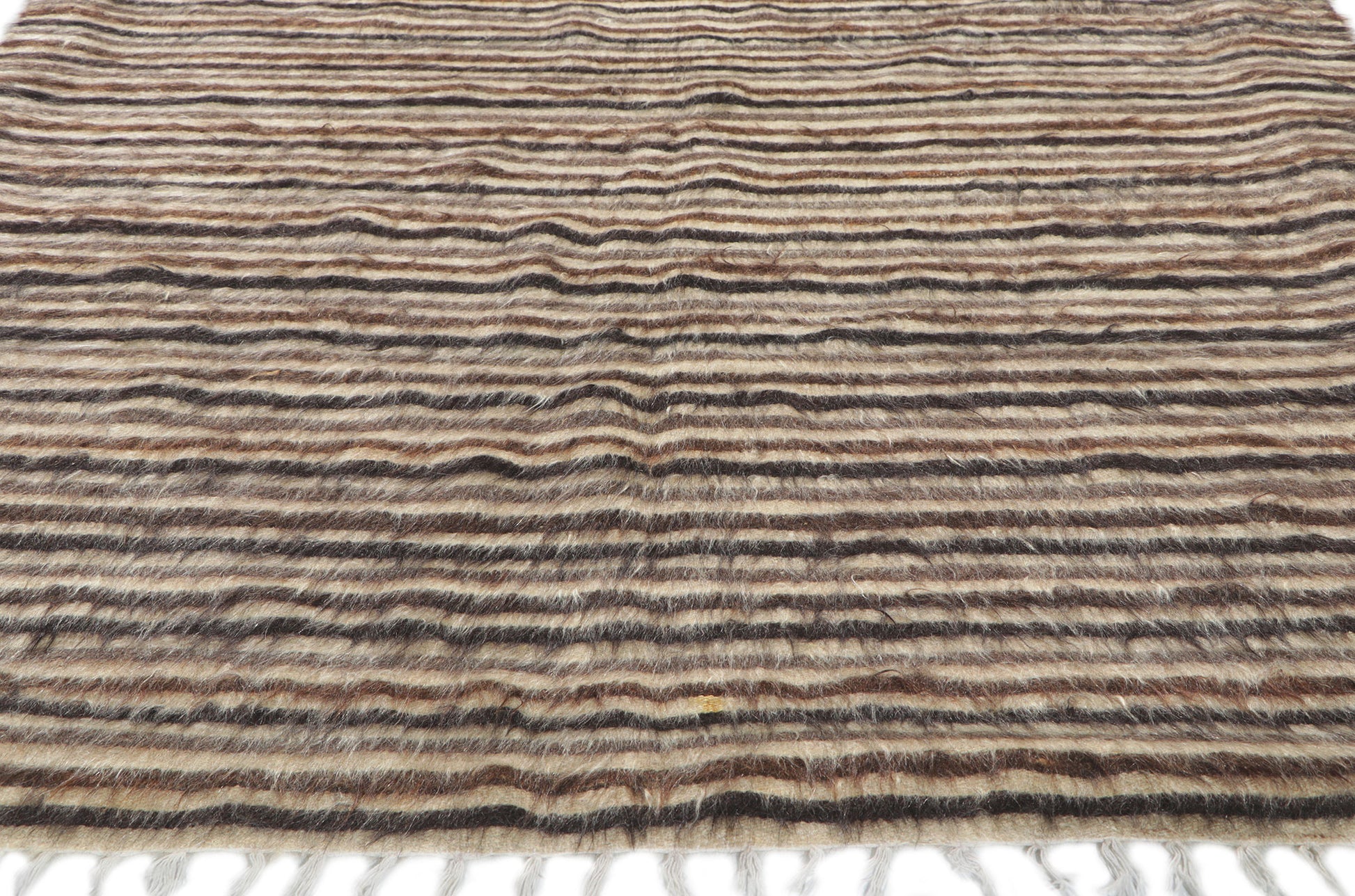 4 x 6 Turkish Angora Wool Kilim Rug 53841