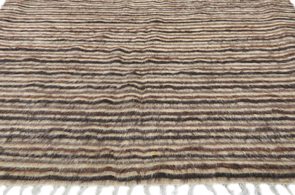 4 x 6 Turkish Angora Wool Kilim Rug 53841