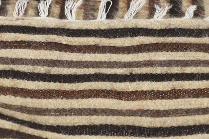4 x 6 Turkish Angora Wool Kilim Rug 53841