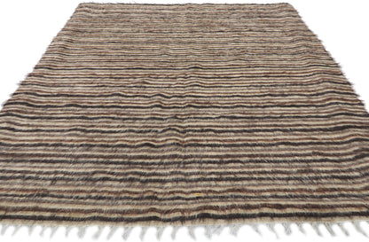 4 x 6 Turkish Angora Wool Kilim Rug 53841
