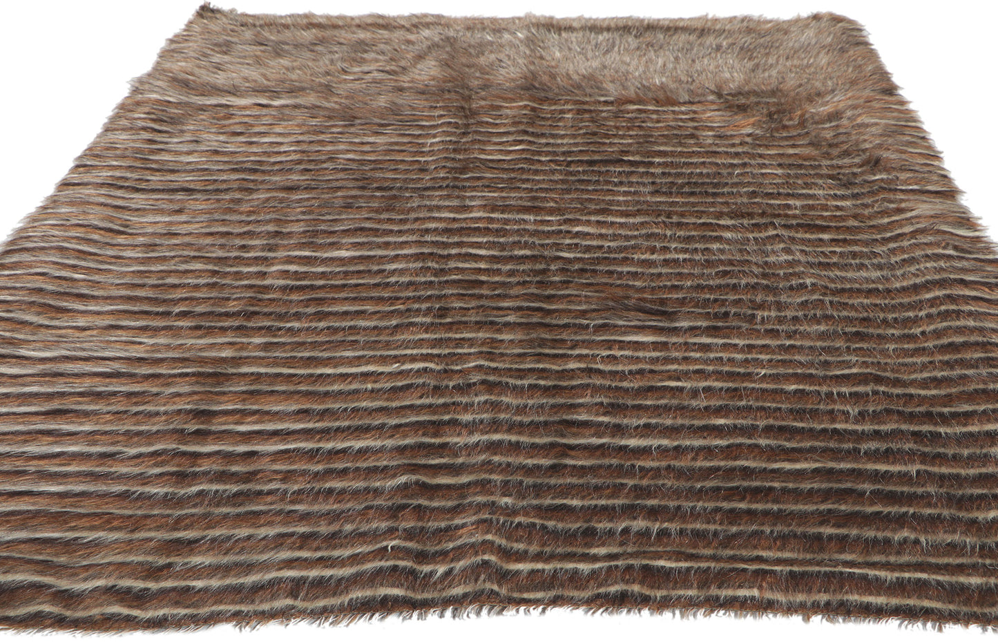 4 x 6 Turkish Angora Wool Kilim Rug 53844