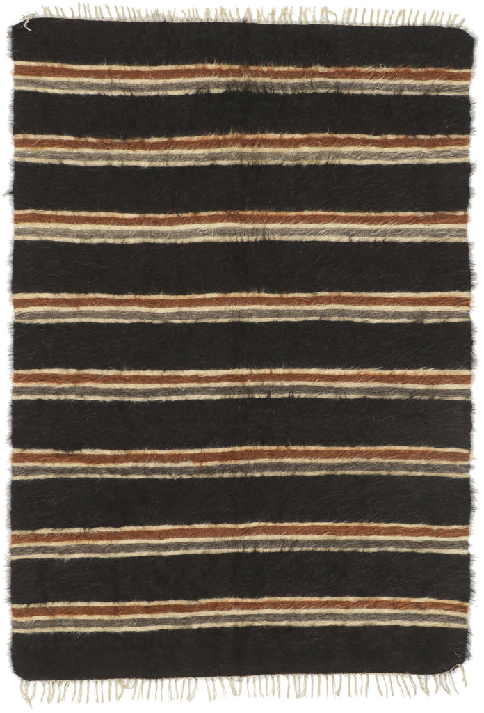 4 x 6 Turkish Angora Wool Kilim Rug 53857