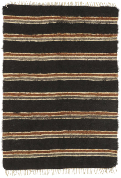 4 x 6 Turkish Angora Wool Kilim Rug 53857