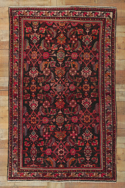 4 x 7 Antique Persian Hamadan Rug 61119